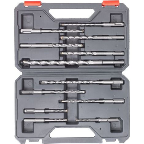 KWB Set de 12 forêts pour marteau perforateur SDS-PLUS Drill