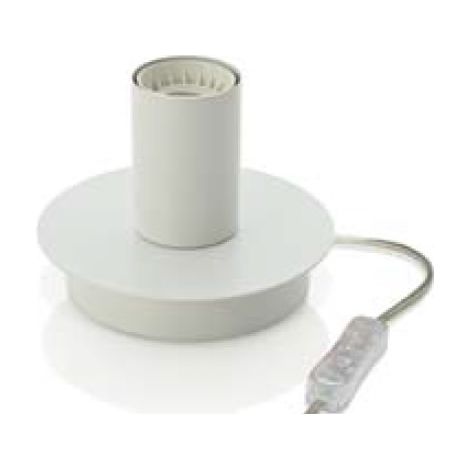 Abatjour Contemporaneo Up And Down Metallo Bianco 1 Luce E27 (1/2)