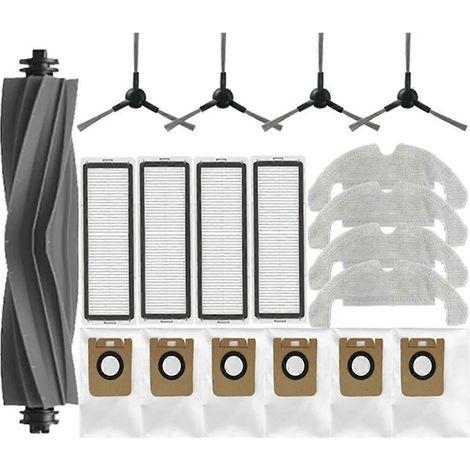 Ersatzteile für Dreame Bot D10s Plus/D9 Plus Saugroboter: Hauptbürsten, Seitenbürsten, Wischtücher, HEPA-Filter (FMY) (1/5)