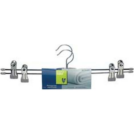 12PZ STAMPELLA PORTAGONNE CON CLIPS "CUORE CASA"  - set pz.2 - colore grigio