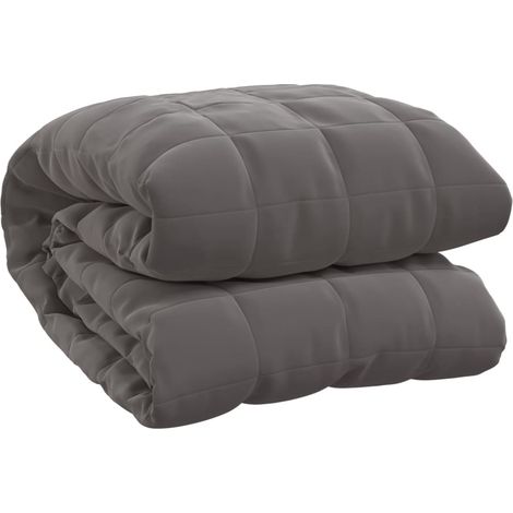 Gewichtete Decke Grau 122x183 cm 5 kg Stoff