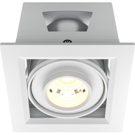 Maytoni Metal Modern Faretto da incasso bianco 3000K 750lm (1/2)