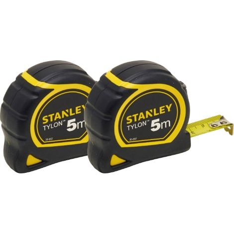 Stanley Tylon Ruban à mesurer double pack 2x5m 2 pièces