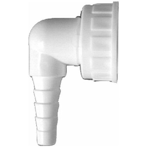 Gomito portagomma per lavatrice 1"X8-13mm con O-Ring
