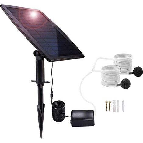 Solar-Luftpumpenset – 2,5-W-Solarpanel – Teichbelüfter (1/5)