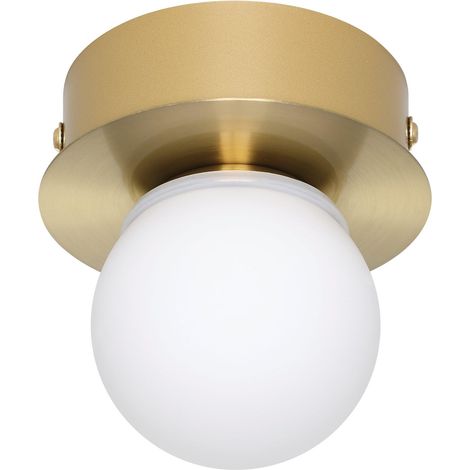 Plafonnier LED, petite lampe de plafond en forme de boule (1/5)