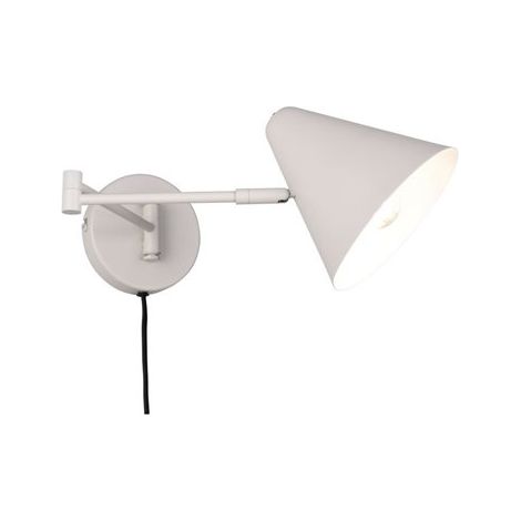 Trio Lighting Aplique orientable COSIMA para pared bombilla excl. 1x E14 max. 10W IP20 Gris (1/5)