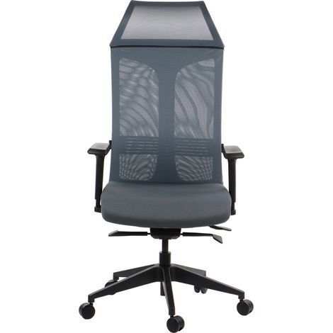 Bürostuhl RYDER, GRAU, SELBSTWIEGEMECHANISMUS (1/4)