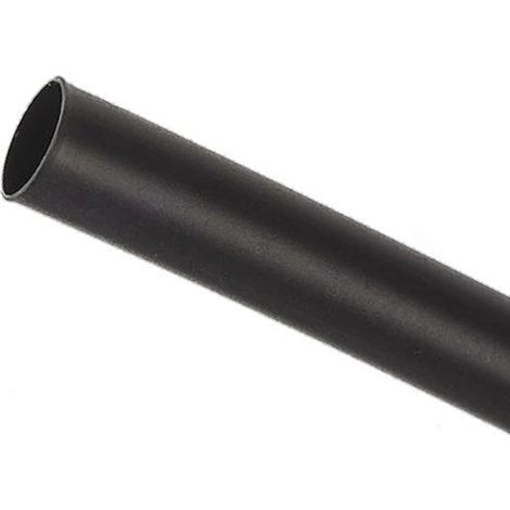 Gaine thermorétractable, barre de 1 m, rétreint 2:1, diam. 12,7/6,4 mm, noir (234160)