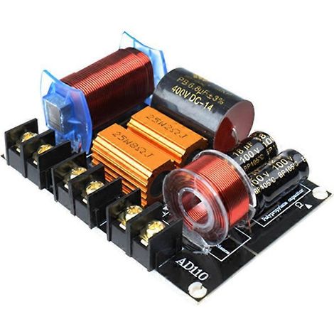 Répartiteur de fréquence audio 250 W pour haut-parleurs Hi-Fi à deux voies, filtre de fréquence haute puissance. (1/5)