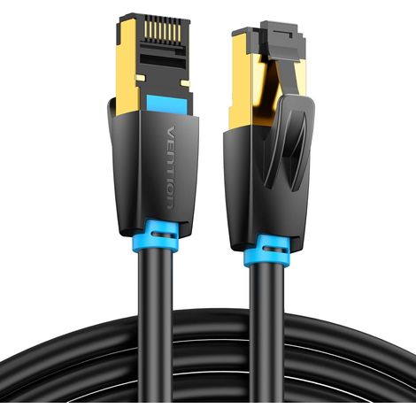 Cable de Red RJ45 SFTP Vention IKABI Cat.8/ 3m/ Negro (1/5)