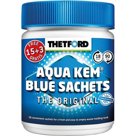 Traitement Aqua Kem Bleu 15 Sachets (1/2)