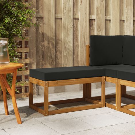 Maison Exclusive - Outdoor Hocker Bank Massivholz Akazie Natur (1/4)