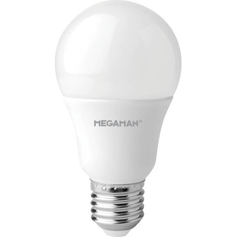Megaman MM21161 LED CEE E (A - G) E27 forme de poire 7 W = 60 W blanc neutre (Ø x L) 60 mm x 109 mm 1 pc(s) D029562 (1/2)