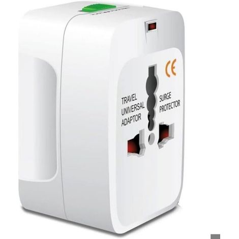 Universalsteckeradapter – Internationale Kompatibilität – 150 Länder – 7,5 x 5,0 x 3,9 cm – 100 V bis 240 V (1/4)