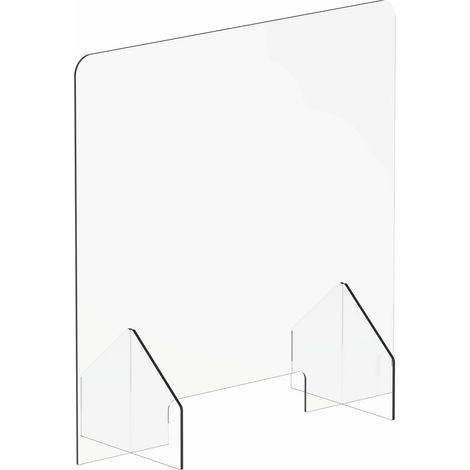 [NEUWERTIG] Hjh Office Thekenaufsatz Cleanup Ii 65 X 65 Cm Acryl Trennwand Hygieneschutz