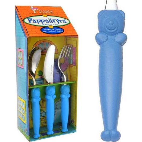 Couverts Bleu 18/10 Ensemble de 3 pièces Pappallegra Eme