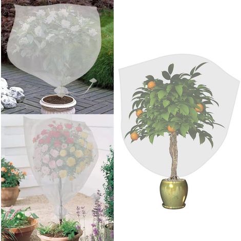 Lot de 3 sacs de protection pour arbres fruitiers avec cordon de serrage, filet anti-insectes et anti-oiseaux pour la protection des plantes (1/5)