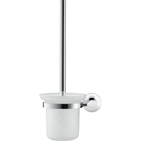 Duravit D-Code Bürstengarnitur für Wandmontage, Glas matt, chrom, 009927