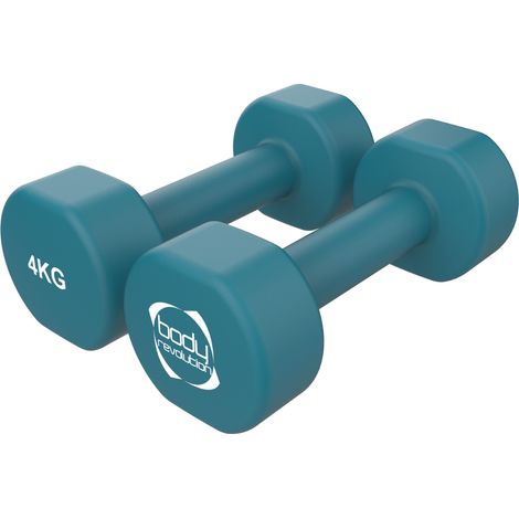 Manubri neoprene 2 x 4kg per casa