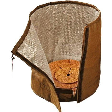 Housse de Protection Hiver pour Plantes - Tissu Coco 50x45 cm - Anti-Gel Extérieur (1/3)