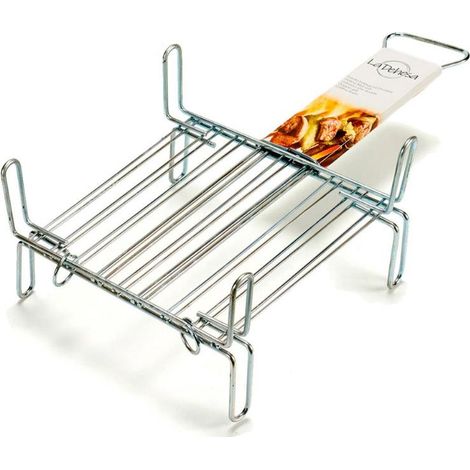 LA DEHESA parrilla doble zincada 30x30 cm , Parrilla doble zincada 30 x 30 cm Marca La Dehesa Medidas 30x30x16,5 cmParrilla doble zincada para barbacoas4 patasA (1/5)