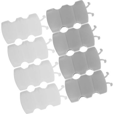 Kit de 8 supports de douche en silicone à ventouses, installation facile, sans perçage. (1/5)