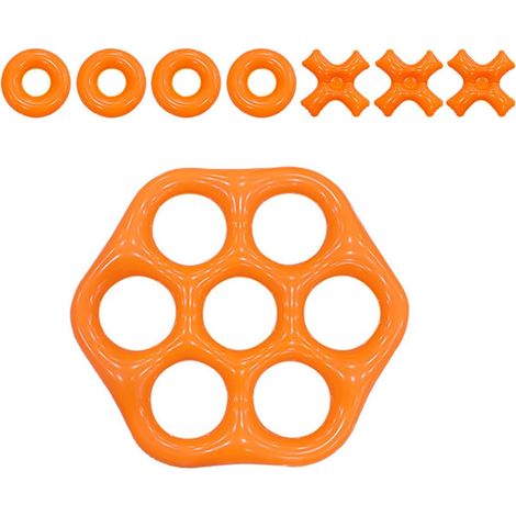 Jouet de piscine hexagonal à lancer – Jouet de bain gonflable et épais avec poupées colorées à lancer dans l'eau (1/5)