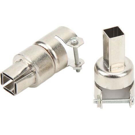 Kit de 8 embouts coudés pour pistolet à air chaud en acier inoxydable, idéal pour l'entretien des téléphones. (1/5)