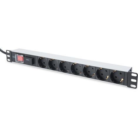 Digitus DN-95407 multipresa rack 7 uscite argento (1/5)