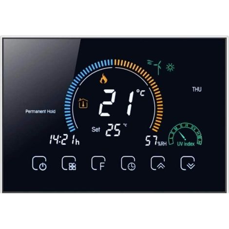 Termostato WiFi Beca BHT-8000GCLW Nero