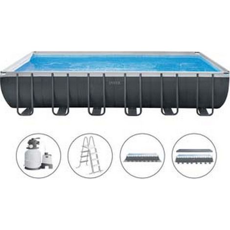 Piscina ultra xtr frame rett.c7tel.portante c/pompa cm.975x488x132h. - capacità lt.54368 - peso kg.258,3 (26374)