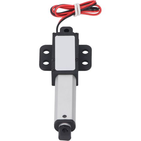 Mini actionneur linéaire avec ailettes, actionneur électrique linéaire 24 V CC pour robot canapé, course de 50 mm, poussée de 20 N, vitesse de 30 mm/s (1/5)
