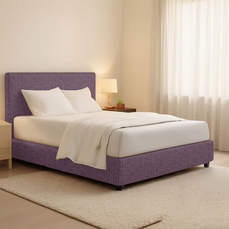 Cama Harlow Plaza y Media, Desenfundable, Hecho en Italia, Violeta Lila (1/5)