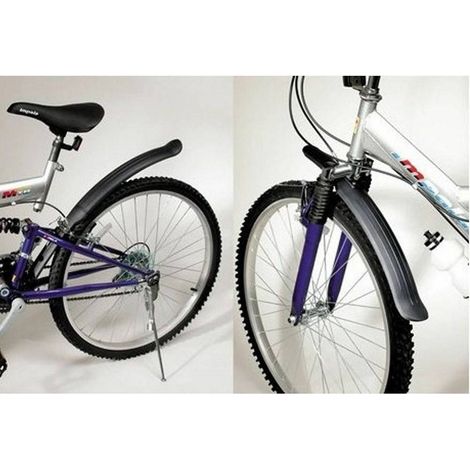 Trade Shop - Bike Bike Mudguard Set De 2 Piezas Frontal Y Trasero Mtb Splashback - (1/2)