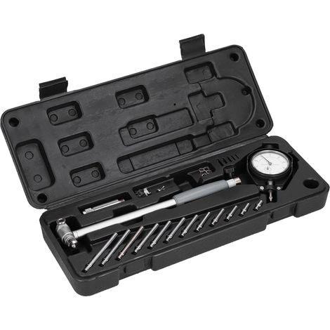 Messuhr-Set, 0,01 mm Genauigkeit, Messwerkzeug aus Aluminiumlegierung, Messbereich 50–160 mm (1/5)