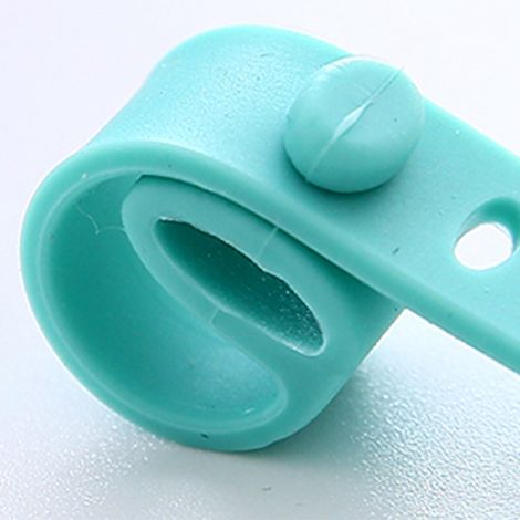 Lot de 4 enrouleurs de câbles en silicone pour écouteurs, organisateurs de fils (1/4)