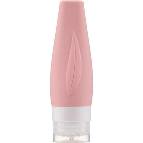 Contenants de voyage pour articles de toilette, flacons souples en silicone pour shampoing et après-shampoing (1/5)