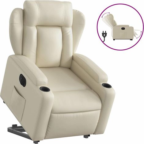 Maison Exclusive - Relaxsessel mit Aufstehhilfe Elektrisch Creme