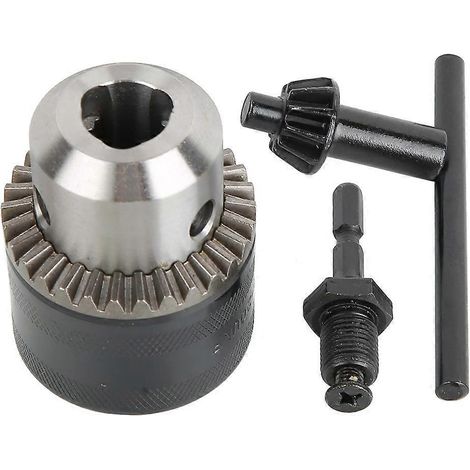 Jeu d'adaptateurs pour mandrin de perçage 3,0–16 mm 1/2–20 UNF, mandrin à clé avec adaptateur hexagonal