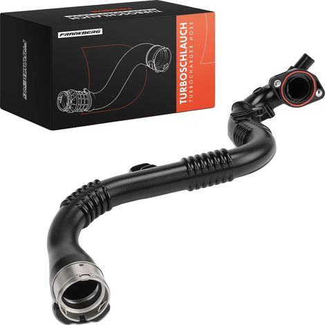 Tubo turbo, in silicone, lunghezza 750 mm, diametro interno 55 mm, compatibile con Renault, guarnizione di tenuta inclusa. (1/5)