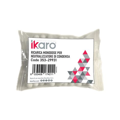 Ricarica monodose con sfere alcaline da 250 g per neutralizzatore di condensa Ikaro