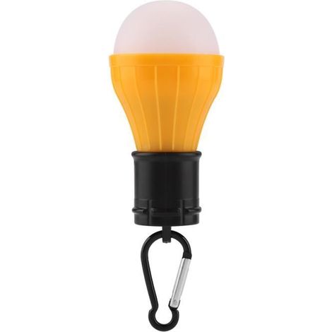 Mini lanterne de camping portable HURRISE avec 3 LED à suspendre aux tentes, idéale pour la pêche et les activités de plein air (jaune) - AquaForge (1/4)