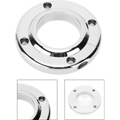 Base de montage pivotante pour tube de direction rond de 2 pouces pour modification de voiture Chevy GM (polie) (SI-AT25091) (1/5)