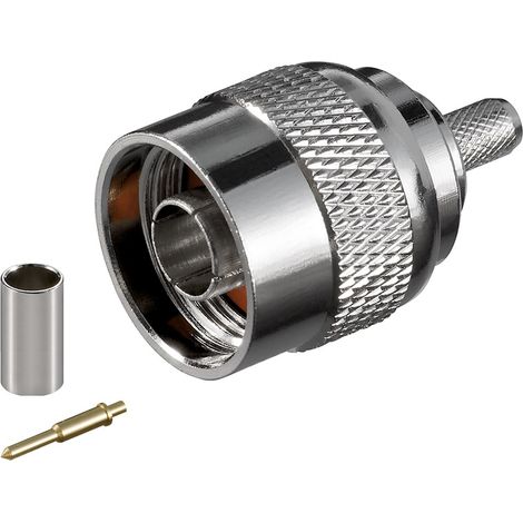 Goobay 11361 conector Type N Plata