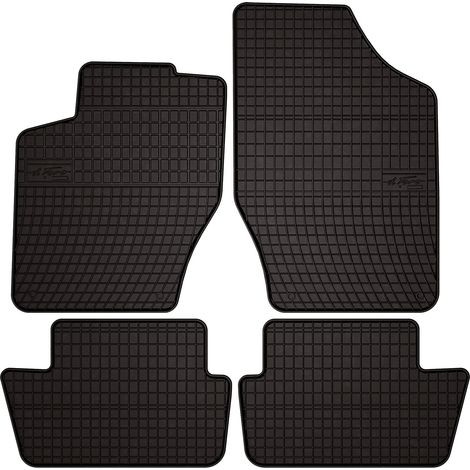 Tappetini in gomma per auto per: Citroen C4 I coupé, hatchback (2004-2010) - neri, su misura (1/5)