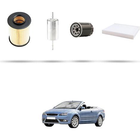 Kit tagliando 4 filtri compatibile con Ford Focus Cabriolet 2.0 16v 107kw dal 2006 (1/5)