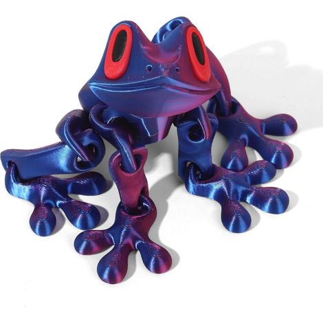 Magnetische, bewegliche Frosch-Schreibtischdekoration – Niedliche, bewegliche Frosch-Dekoration für Kinder und Erwachsene