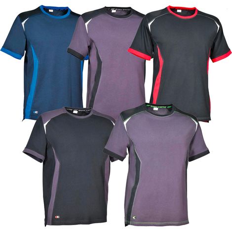 Camiseta de trabajo Cofra Alderton  - L - Negro