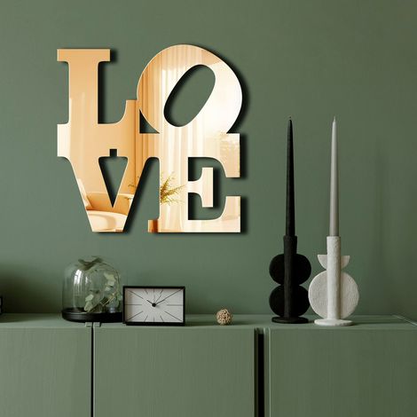 Espejo decorativo, espejo de pared, accesorio para el hogar. (1/3)